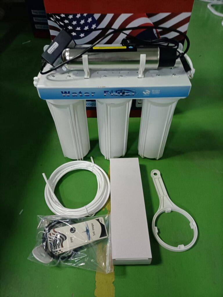 Three stages Plus UV Water Purifier