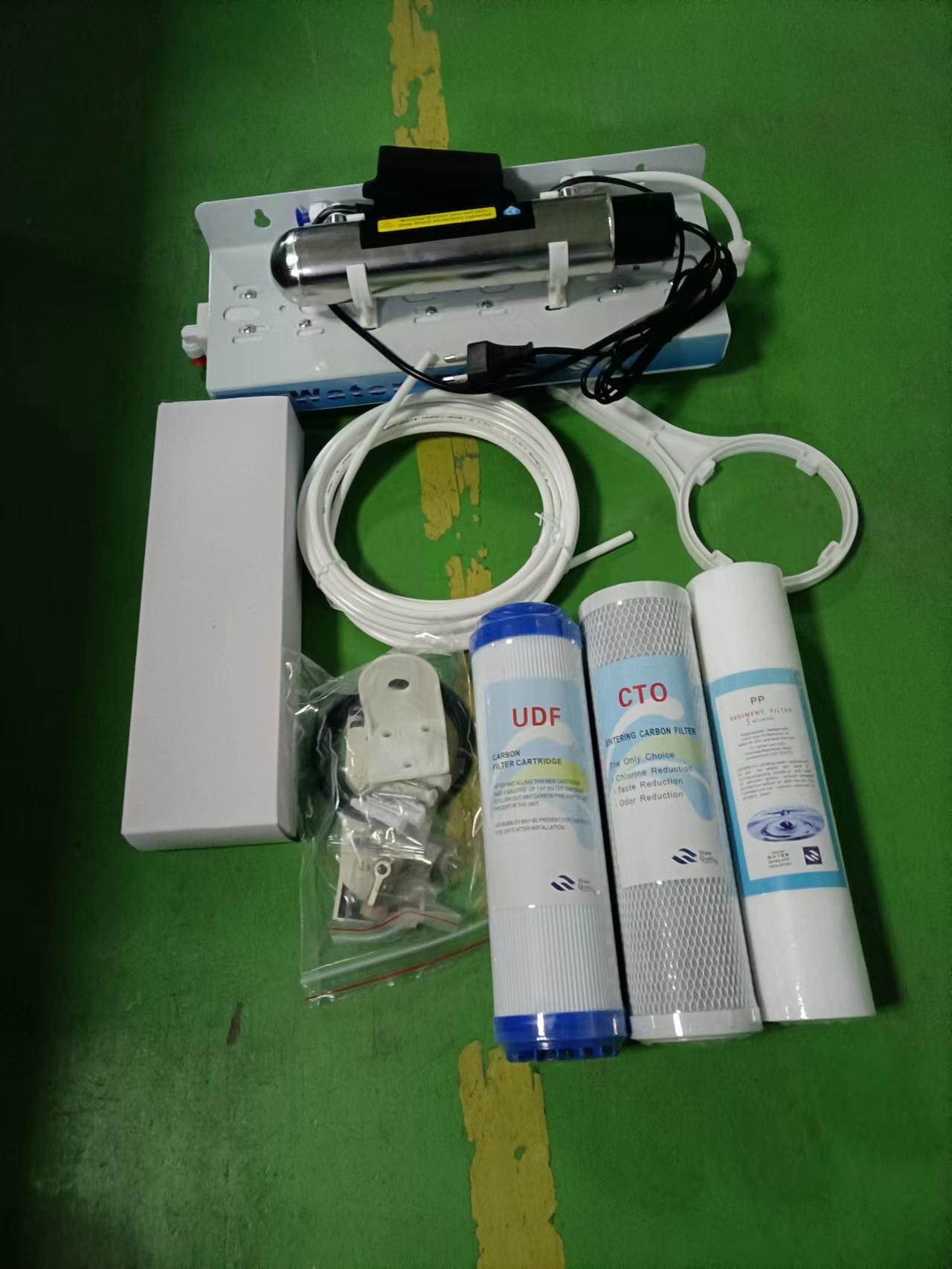 Three stages Plus UV Water Purifier