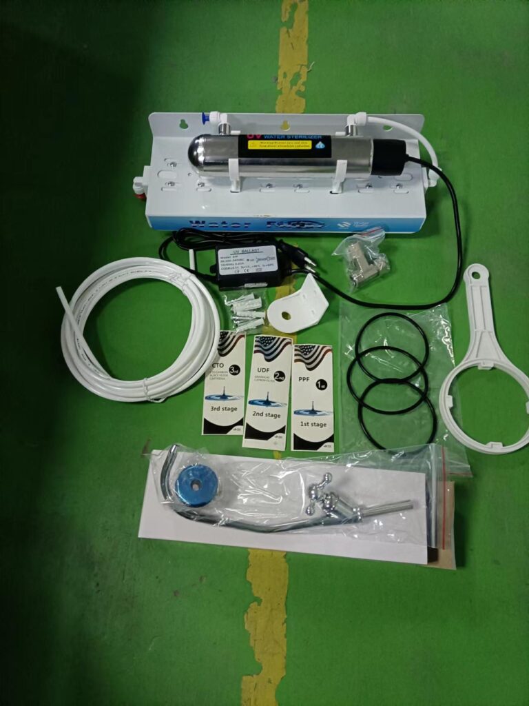 Three stages Plus UV Water Purifier